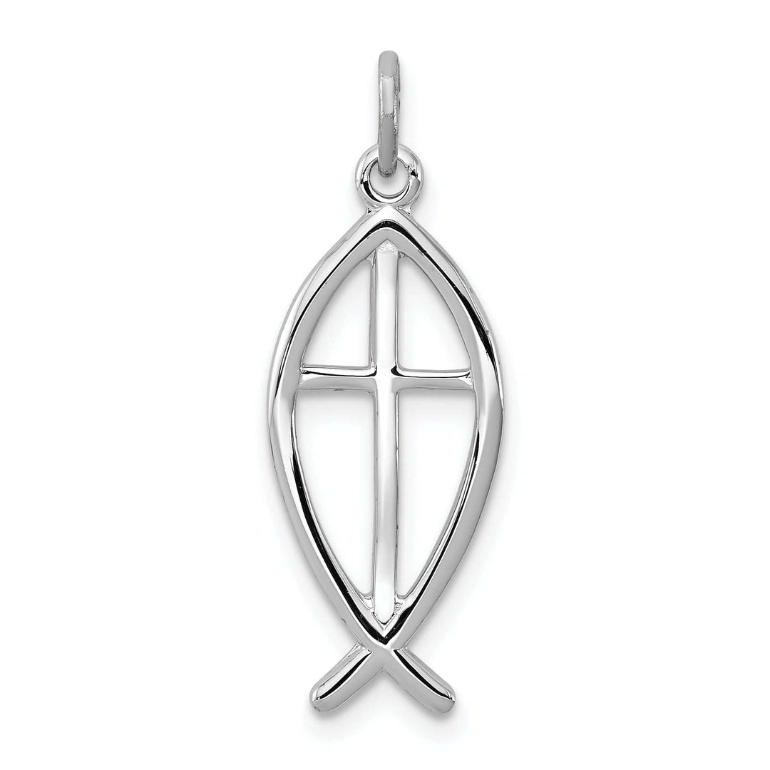 Lovely Rita's Pendants & Charms Sterling Silver Ichthus Fish Charm