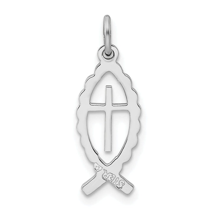 Lovely Rita's Pendants & Charms Sterling Silver Ichthus Fish Charm