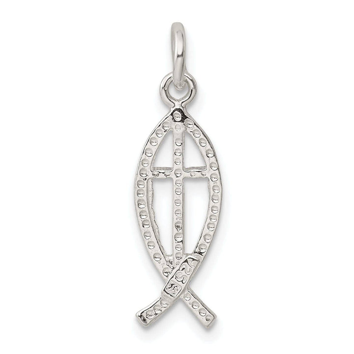 Lovely Rita's Pendants & Charms Sterling Silver Ichthus (Fish) Charm Pendant
