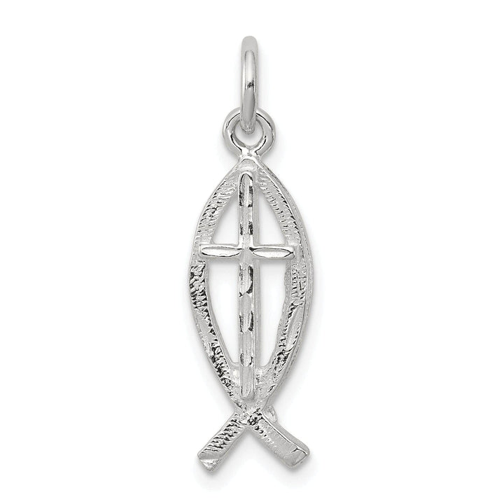 Lovely Rita's Pendants & Charms Sterling Silver Ichthus (Fish) Charm Pendant