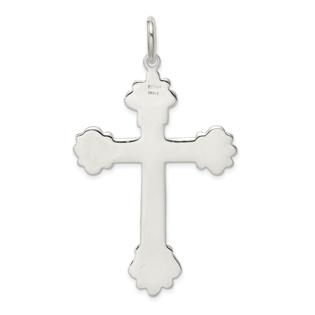 Lovely Rita's Pendants & Charms Sterling Silver INRI Budded Cross Pendant