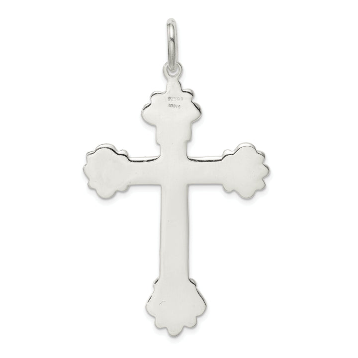 Lovely Rita's Pendants & Charms Sterling Silver INRI Budded Cross Pendant