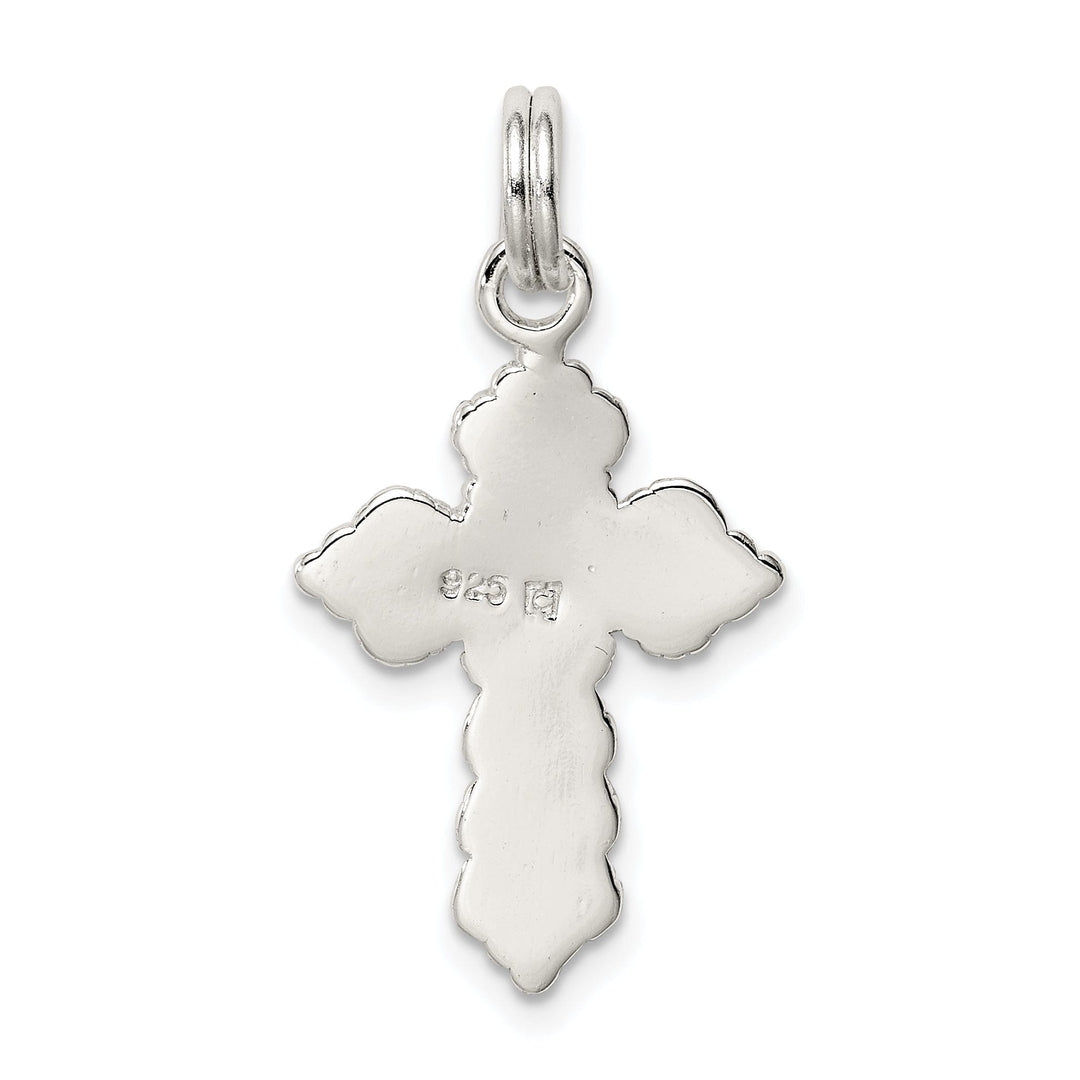 Lovely Rita's Pendants & Charms Sterling Silver INRI Budded Cross Pendant