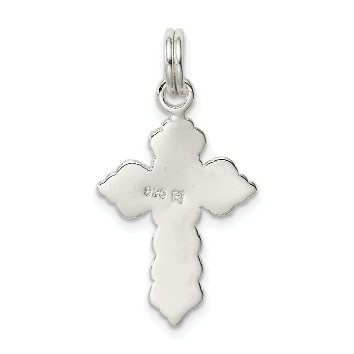 Lovely Rita's Pendants & Charms Sterling Silver INRI Budded Cross Pendant