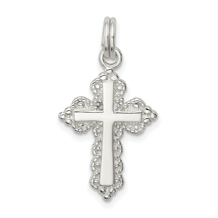 Lovely Rita's Pendants & Charms Sterling Silver INRI Budded Cross Pendant