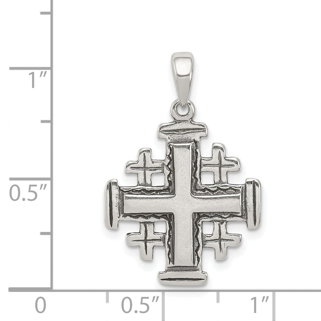 Lovely Rita's Pendants & Charms Sterling Silver Jerusalem Crusader Pendant