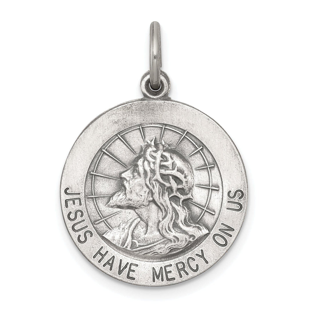 Lovely Rita's Pendants & Charms Sterling Silver Jesus Have Mercy Medal