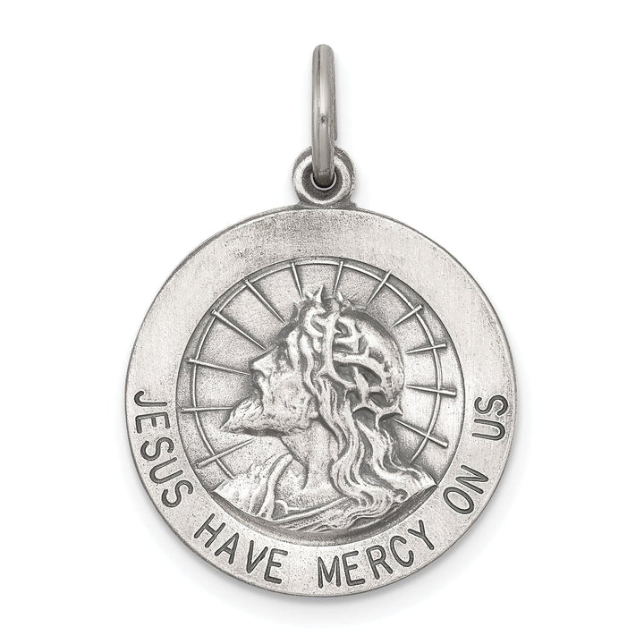 Lovely Rita's Pendants & Charms Sterling Silver Jesus Have Mercy Medal