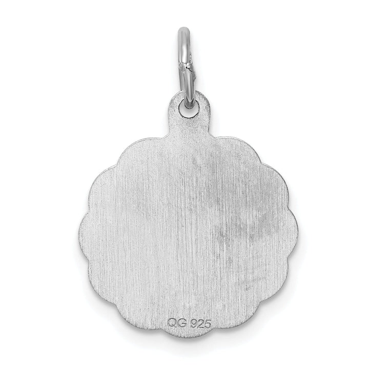 Lovely Rita's Pendants & Charms Sterling Silver Jesus Loves Me Disc Charm