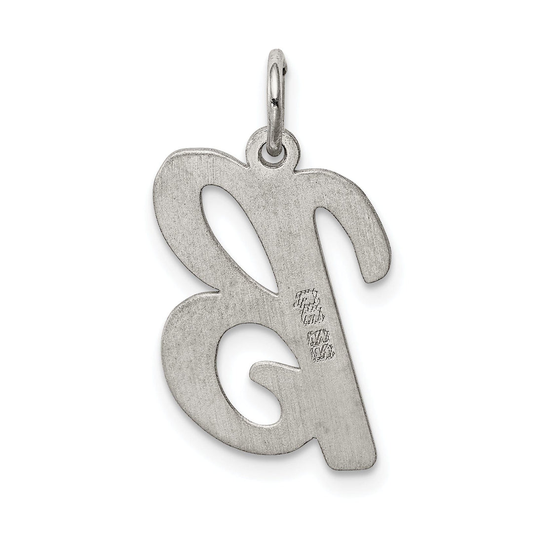 Lovely Rita's Pendants & Charms Sterling Silver Large Script Initial B Charm