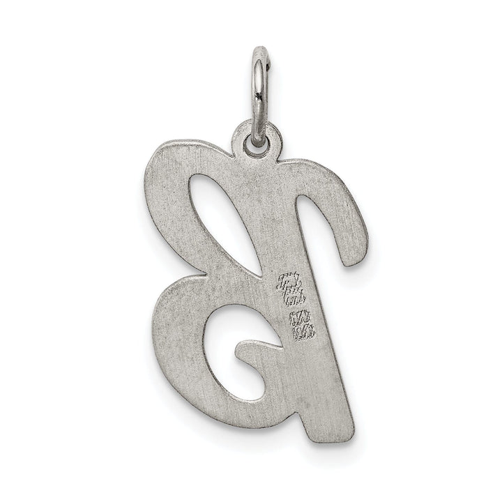 Lovely Rita's Pendants & Charms Sterling Silver Large Script Initial B Charm