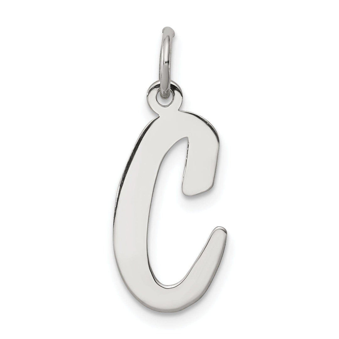 Lovely Rita's Pendants & Charms Sterling Silver Large Script Initial C Charm