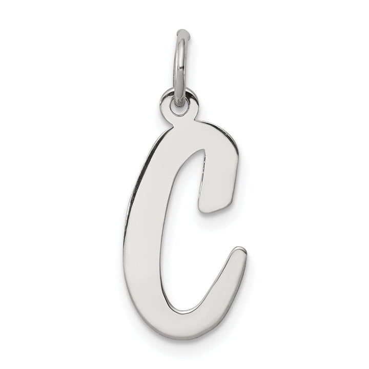 Lovely Rita's Pendants & Charms Sterling Silver Large Script Initial C Charm