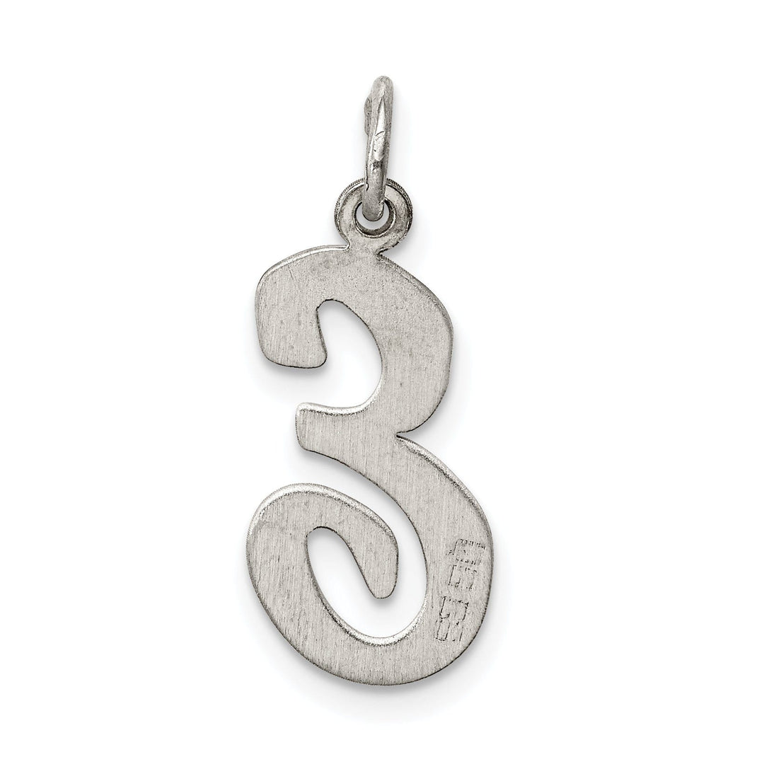 Lovely Rita's Pendants & Charms Sterling Silver Large Script Initial E Charm