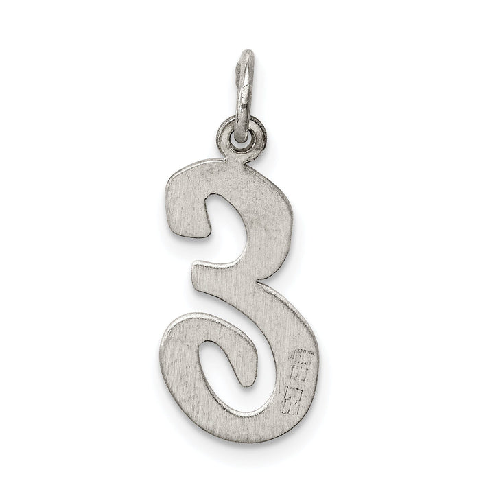 Lovely Rita's Pendants & Charms Sterling Silver Large Script Initial E Charm