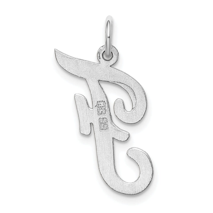 Lovely Rita's Pendants & Charms Sterling Silver Large Script Initial F Charm