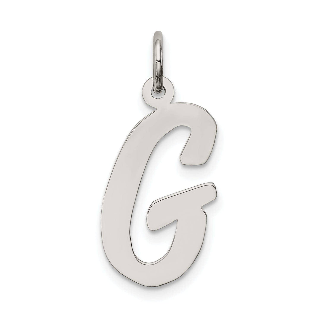 Lovely Rita's Pendants & Charms Sterling Silver Large Script Initial G Charm