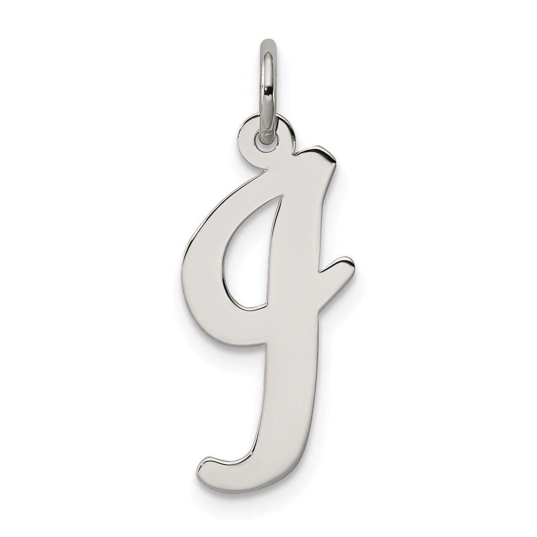 Lovely Rita's Pendants & Charms Sterling Silver Large Script Initial I Charm