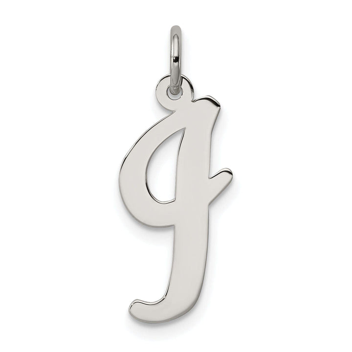 Lovely Rita's Pendants & Charms Sterling Silver Large Script Initial I Charm