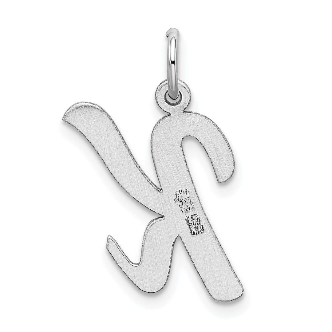 Lovely Rita's Pendants & Charms Sterling Silver Large Script Initial K Charm