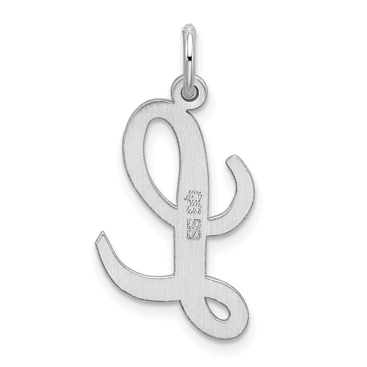 Lovely Rita's Pendants & Charms Sterling Silver Large Script Initial L Charm