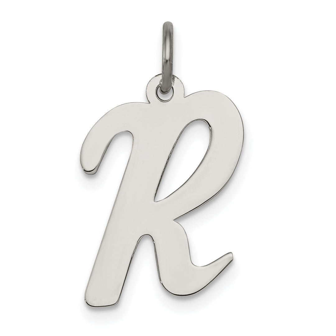 Lovely Rita's Pendants & Charms Sterling Silver Large Script Initial R Charm