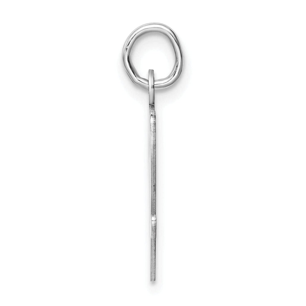 Lovely Rita's Pendants & Charms Sterling Silver Large Script Initial V Charm