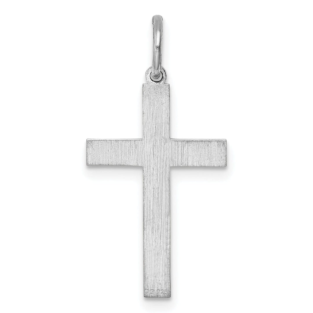 Lovely Rita's Pendants & Charms Sterling Silver Laser Designed Cross Pendant