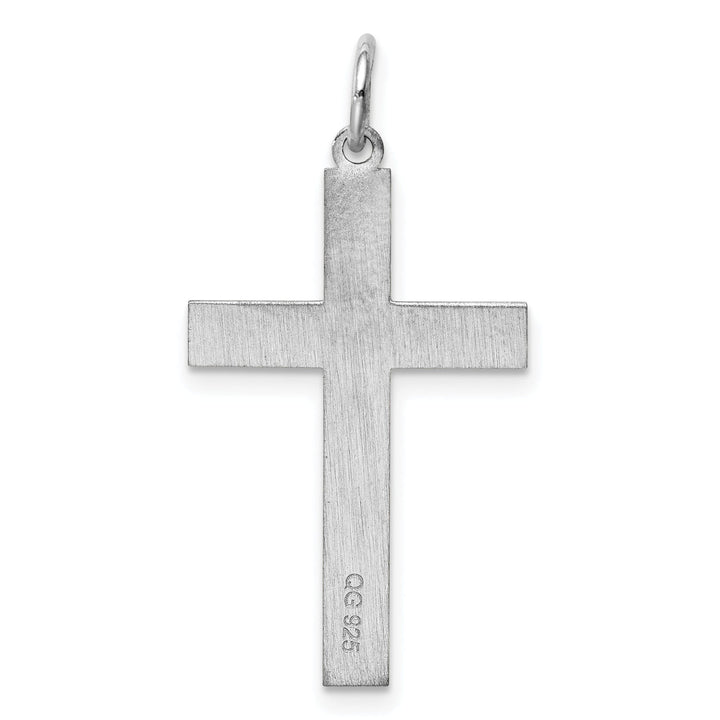 Lovely Rita's Pendants & Charms Sterling Silver Laser Designed Cross Pendant