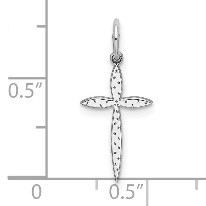 Lovely Rita's Pendants & Charms Sterling Silver Laser Designed Cross Pendant