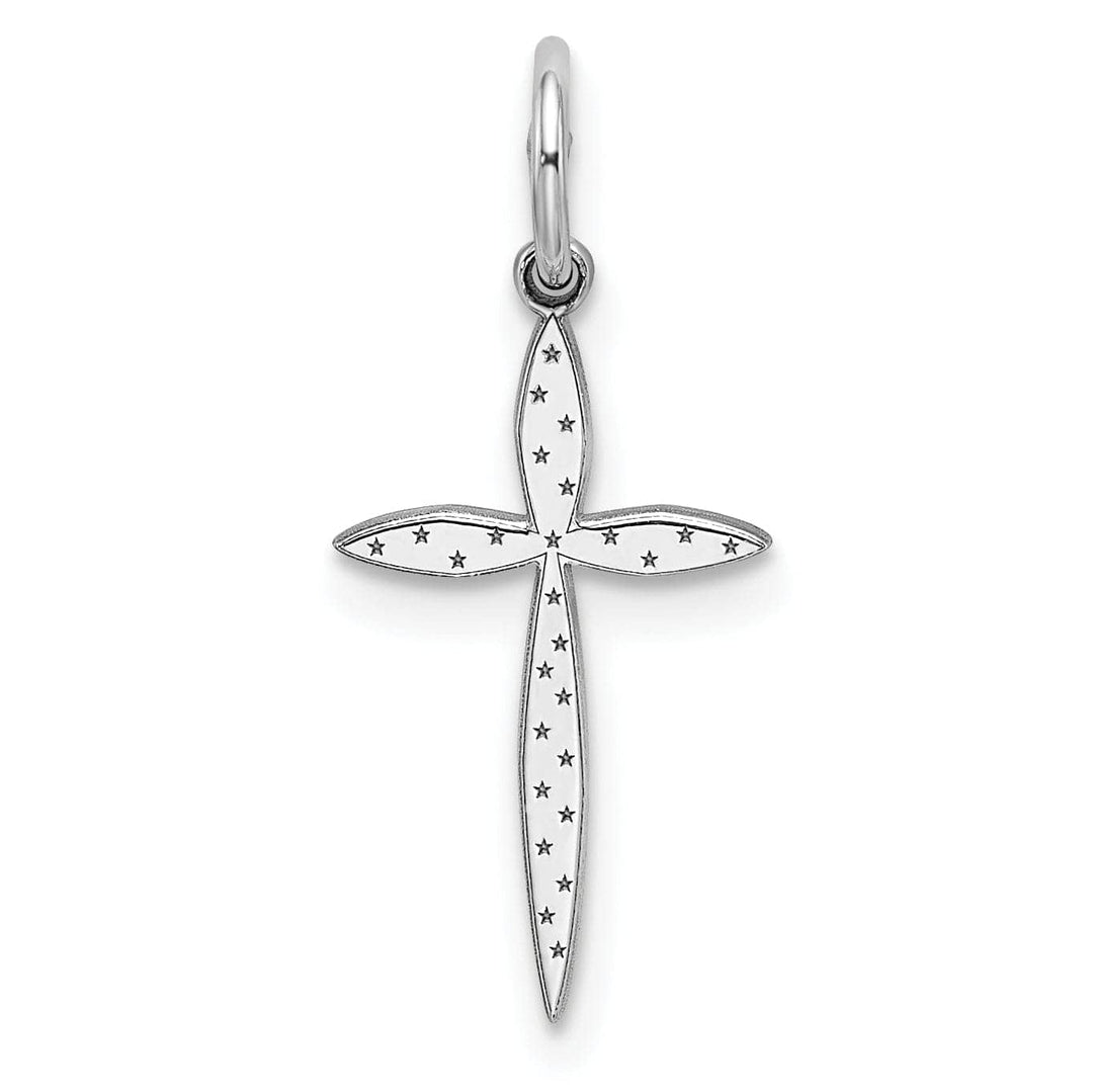 Lovely Rita's Pendants & Charms Sterling Silver Laser Designed Cross Pendant