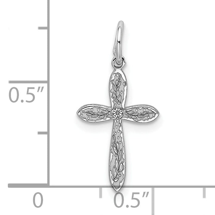 Lovely Rita's Pendants & Charms Sterling Silver Laser Designed Cross Pendant