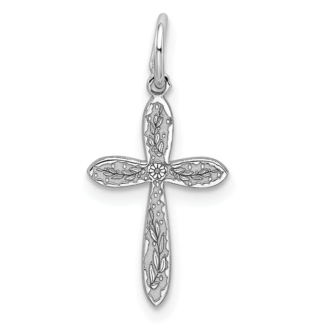 Lovely Rita's Pendants & Charms Sterling Silver Laser Designed Cross Pendant