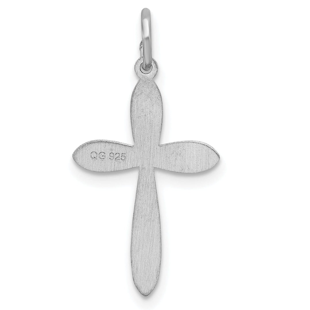 Lovely Rita's Pendants & Charms Sterling Silver Laser Designed Cross Pendant