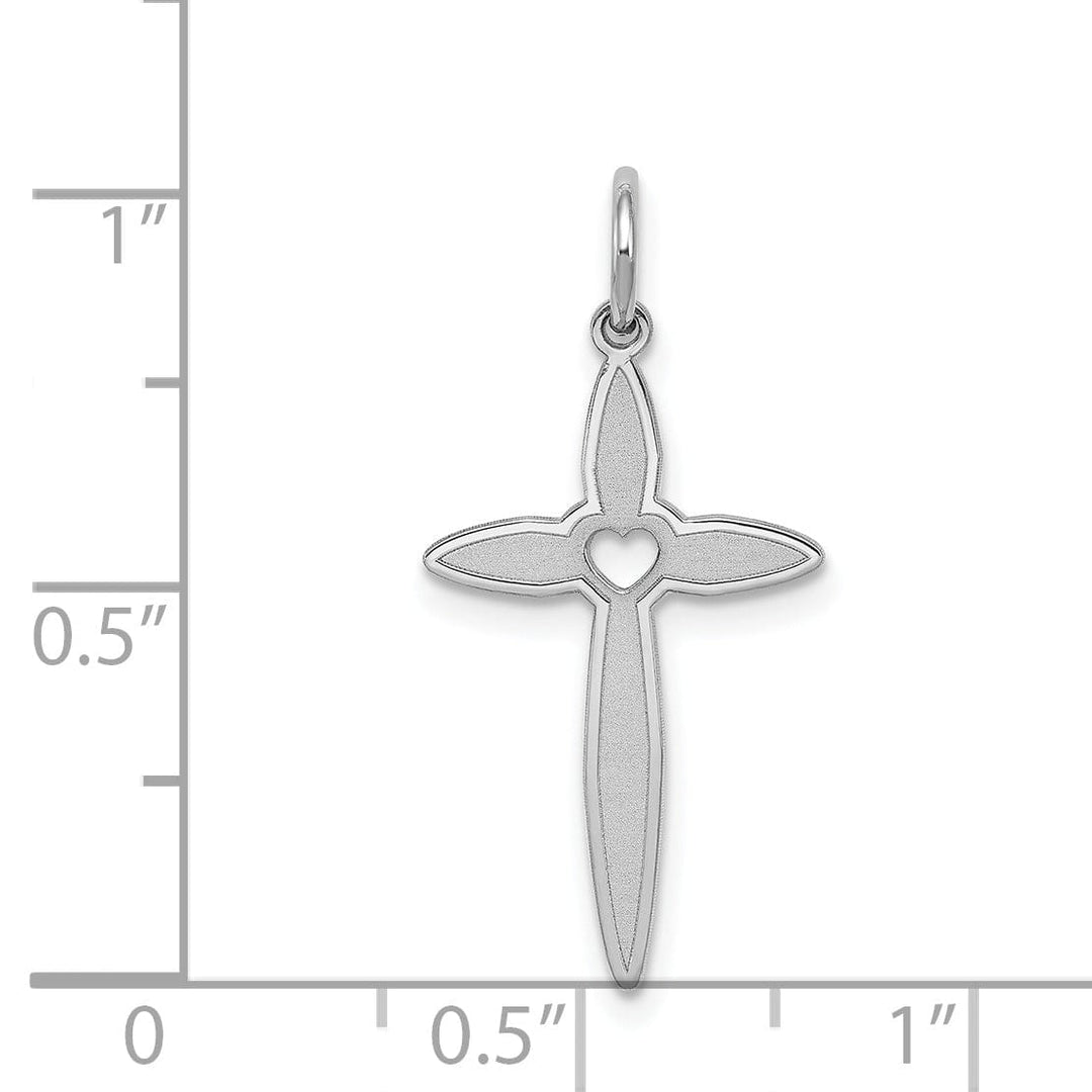 Lovely Rita's Pendants & Charms Sterling Silver Laser Designed Cross Pendant