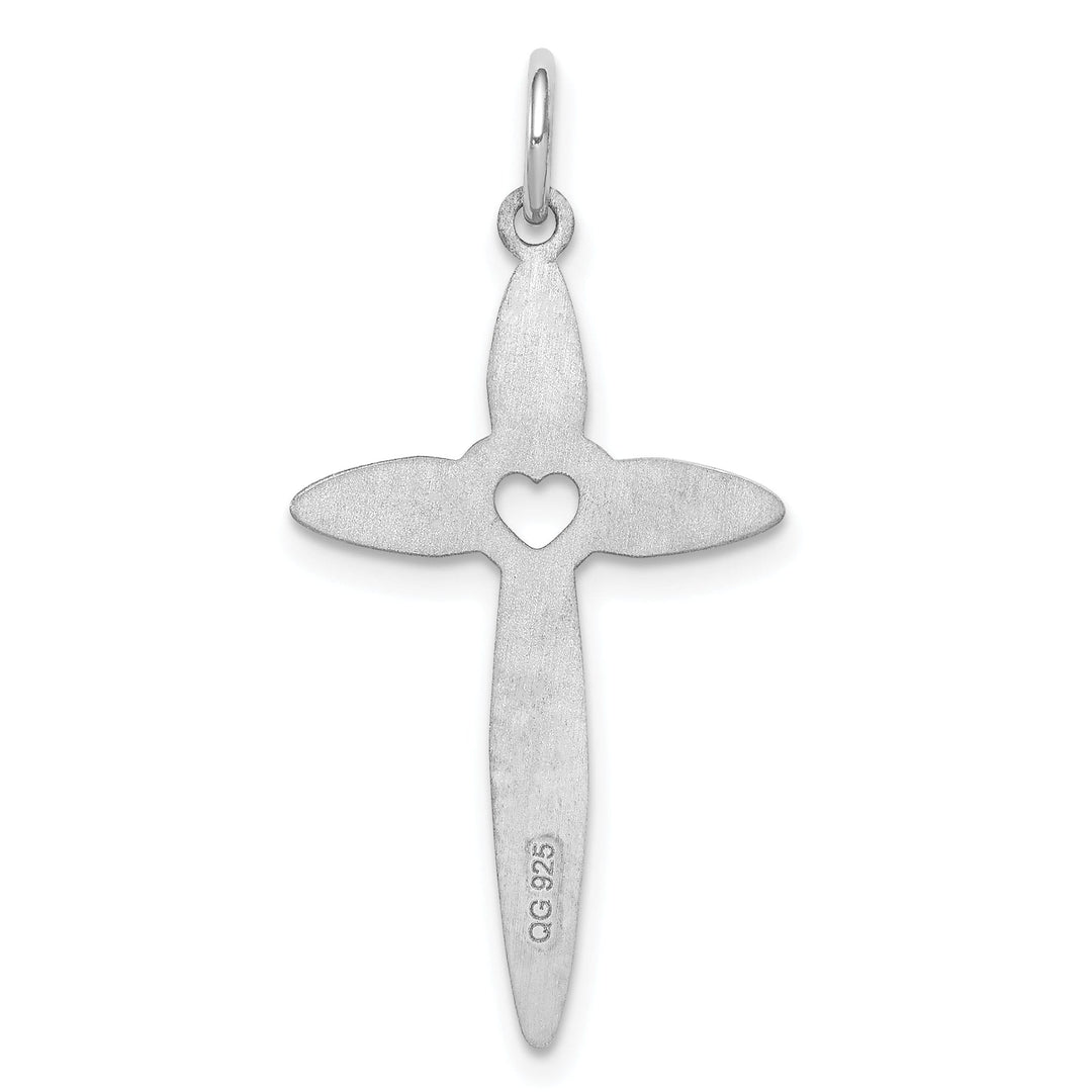 Lovely Rita's Pendants & Charms Sterling Silver Laser Designed Cross Pendant