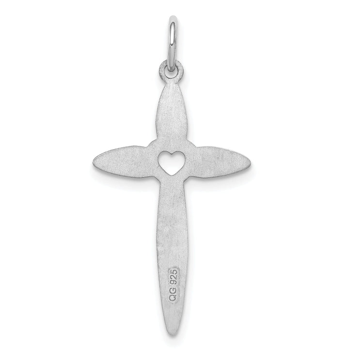 Lovely Rita's Pendants & Charms Sterling Silver Laser Designed Cross Pendant