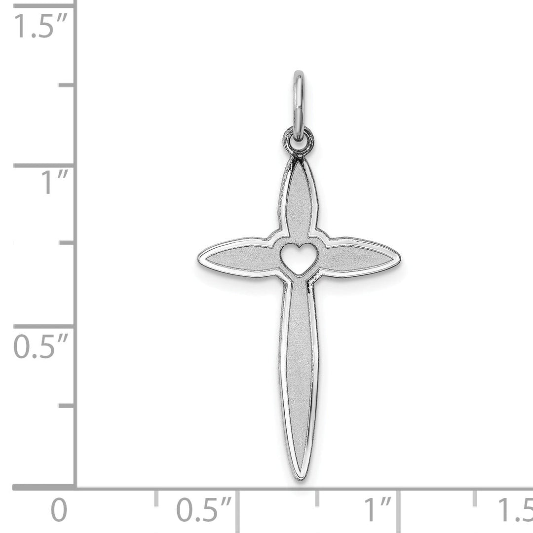 Lovely Rita's Pendants & Charms Sterling Silver Laser Designed Cross Pendant