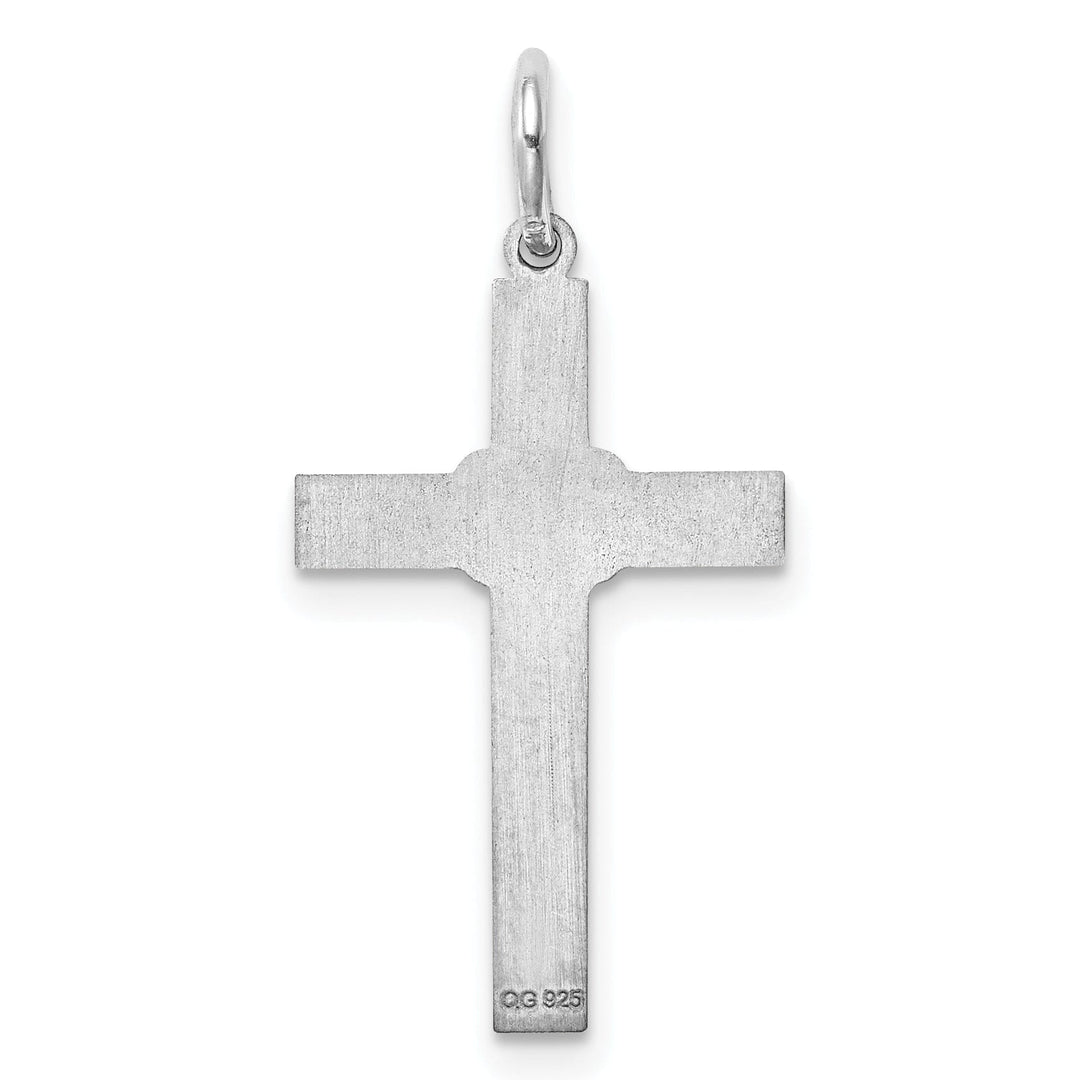Lovely Rita's Pendants & Charms Sterling Silver Laser Designed Cross Pendant