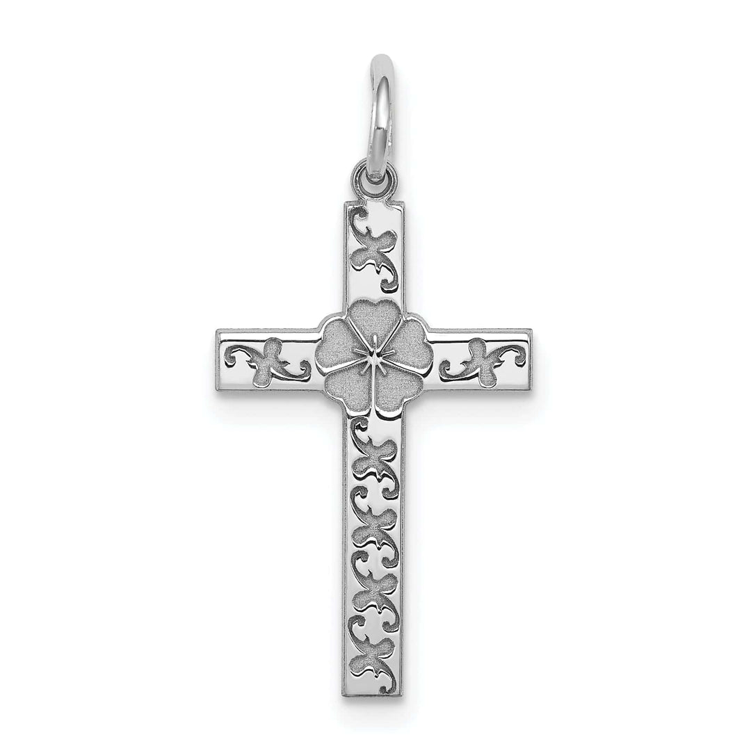 Lovely Rita's Pendants & Charms Sterling Silver Laser Designed Cross Pendant