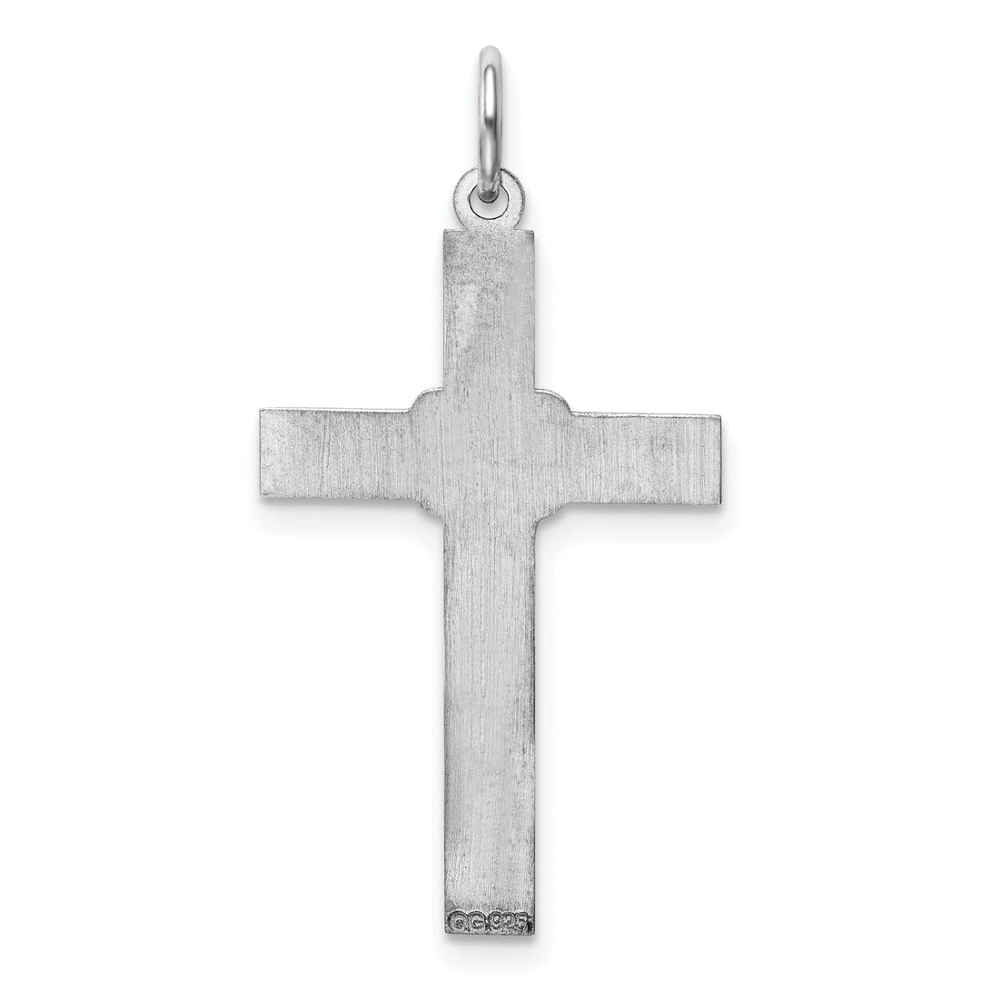 Lovely Rita's Pendants & Charms Sterling Silver Laser Designed Cross Pendant