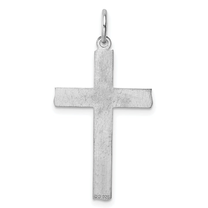 Lovely Rita's Pendants & Charms Sterling Silver Laser Designed Cross Pendant