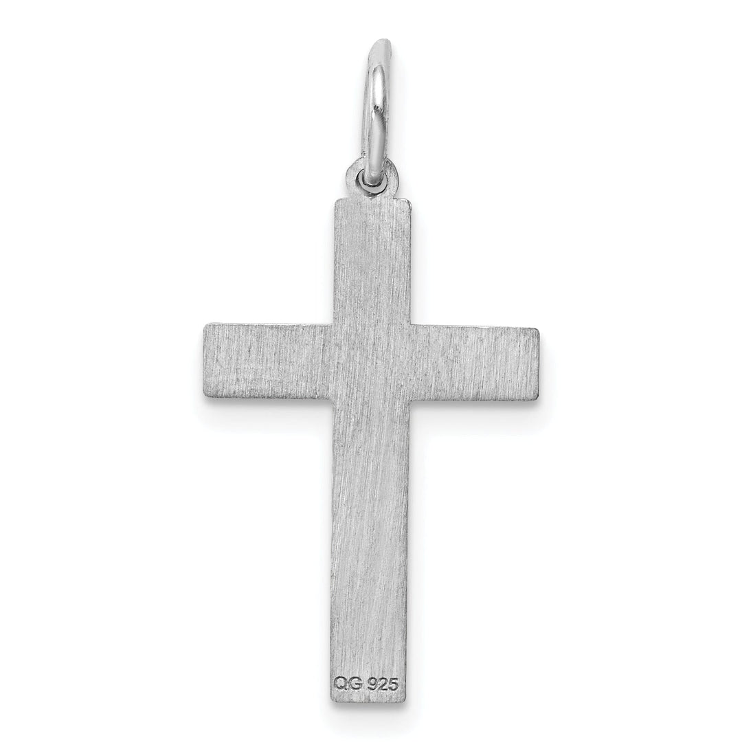 Lovely Rita's Pendants & Charms Sterling Silver Laser Designed Cross Pendant