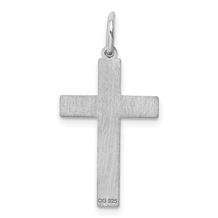 Lovely Rita's Pendants & Charms Sterling Silver Laser Designed Cross Pendant