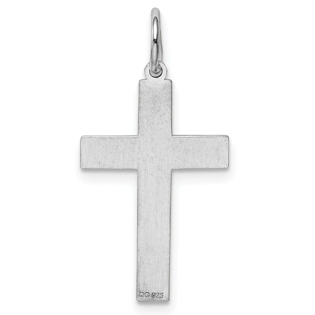 Lovely Rita's Pendants & Charms Sterling Silver Laser Designed Cross Pendant