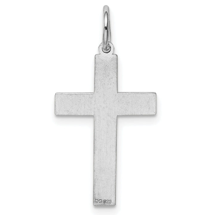 Lovely Rita's Pendants & Charms Sterling Silver Laser Designed Cross Pendant