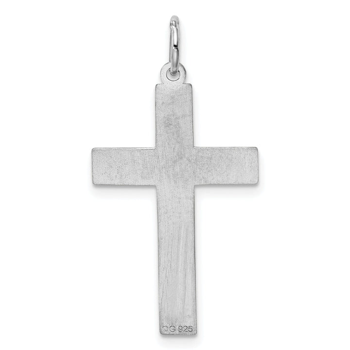 Lovely Rita's Pendants & Charms Sterling Silver Laser Designed Cross Pendant