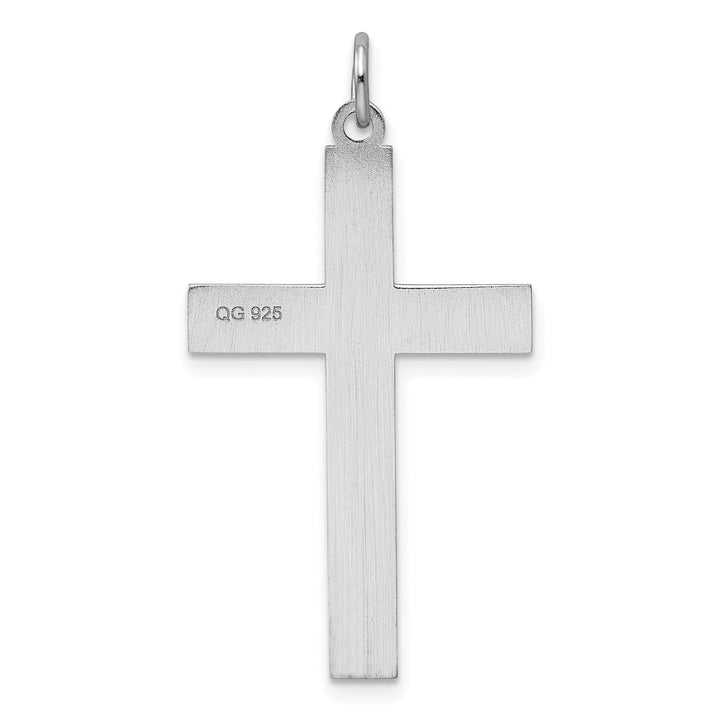 Lovely Rita's Pendants & Charms Sterling Silver Laser Designed Cross Pendant