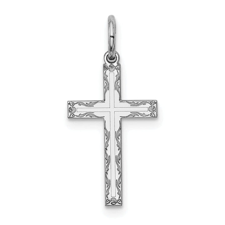 Lovely Rita's Pendants & Charms Sterling Silver Laser Designed Cross Pendant
