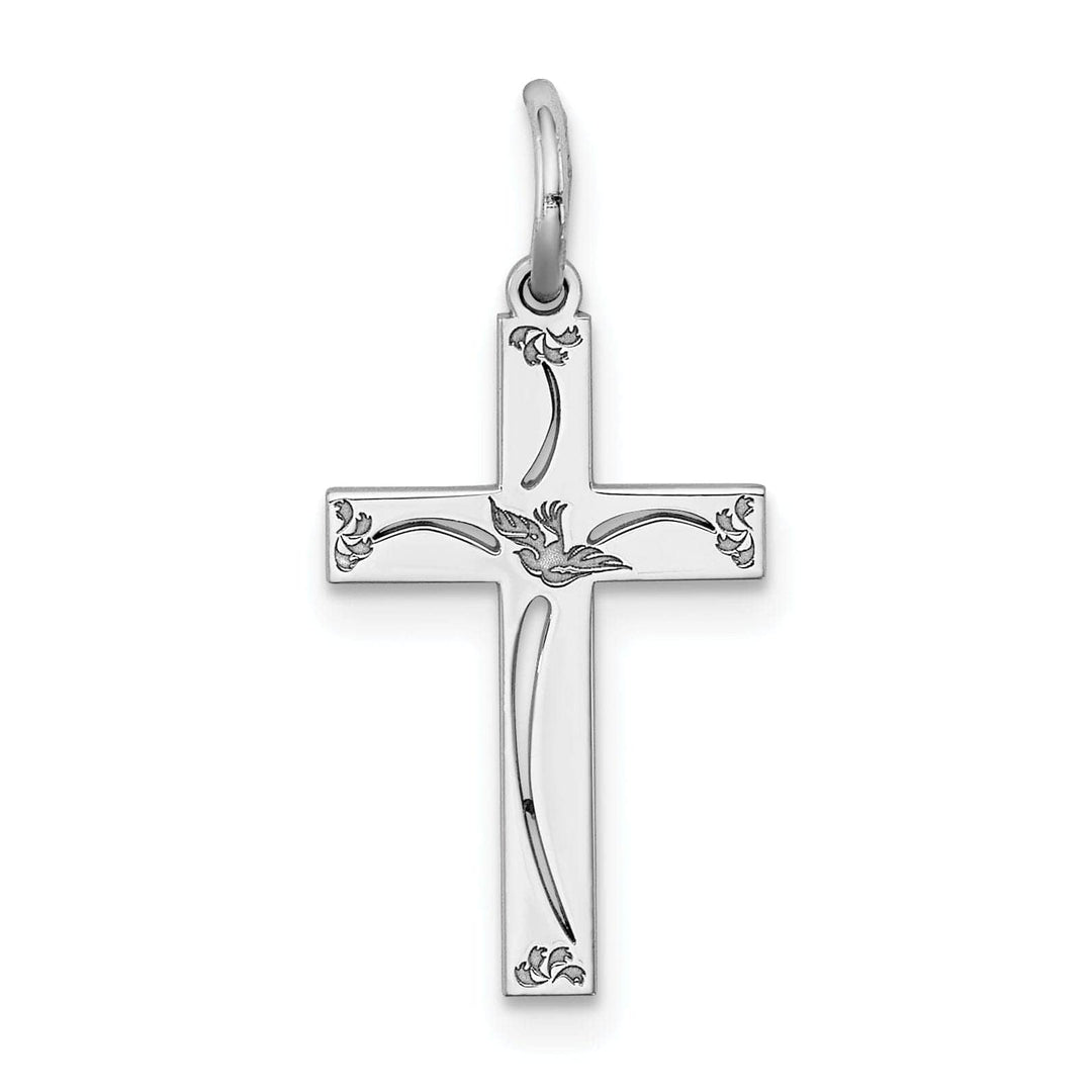 Lovely Rita's Pendants & Charms Sterling Silver Laser Designed Cross Pendant